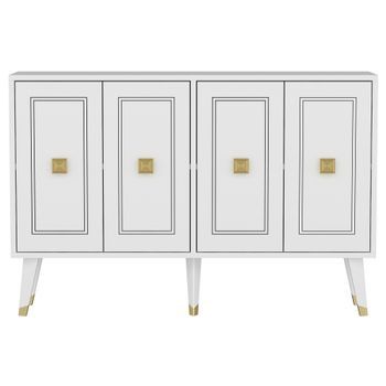 Aparador Hartin Blanco Oro