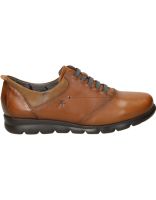 zapatos de piel con cuna para mujer fluchos susan f0354 marron 41