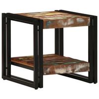 mesa de cafe  mesa de centro 40 x 40 x 38 cm madera solida recuperada