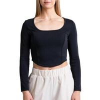 converse camiseta manga larga wordmark fashion para mujer