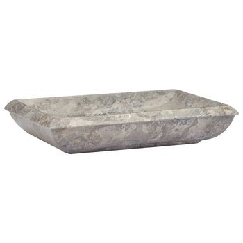 Lavabo De Baño Moderno | Lavabo Gris Mármol 50x35x10 Cm