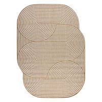 alfombra de sisal organica 1835 geometrica crudo  natural  moder 160x220 cm