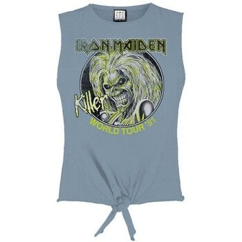 Amplified Clothing Camiseta tirantes Killer World Tour '81 para mujer