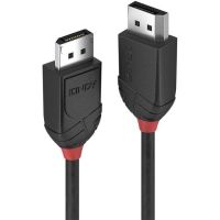 cable lindy black line displayport 12 4k 15 m