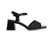 sandalias gilda con malla de pedreria black 36