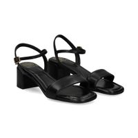 unisa sandalias con tacon mujer - negro talla 39