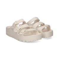birkenstock sandalias planas mujer - blanco talla 41n