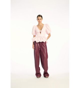 Rotate para mujer. 114793191 Blusa Marie rosa (34), Casual, Fiesta, Manga 3/4, Poliéster Reciclado, Sostenible