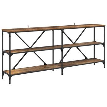 Mesa Consola Madera Vieja 180 X 30 X 75 Cm Madera De Ingeniería Vidaxl