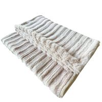 plaid pelo trenzado 130x170 cm alo home beige