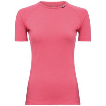 dhb Womens Merino Short Sleeve Base Layer, Firey Coral