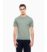 ea7 para hombre 7m001487af17789 camiseta logo series verde m casual algodon manga corta