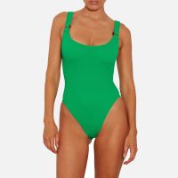 hunza g domino seersucker swimsuit