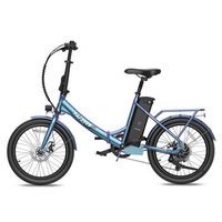 bicicleta electrica urbana fafrees f20 lasting sensor de par 36 v 250 w 182 ah color verde azulado radiante
