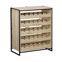 estanteria para botellas de vino natural