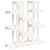 soporte para plantas madera maciza pino blanco 1045x25x1095cm vidaxl