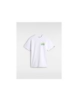 camiseta vans shop front ss hombre blanco