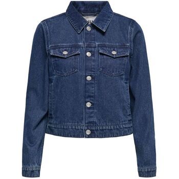 Only Cazadora vaquera 15346962 RILLO-DARK BLUE DENIM para mujer