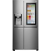 lg gsx960nsvz american-style smart fridge freezer - premium steel cream