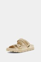 sandalias con logo faxona