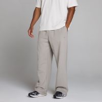 pantalon de chandal oversize de pierna recta - gris tiza - l