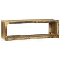 conjunto de mueble de tv 3 uds  mueble de salon  gabinete de tv marron madera maciza de mango