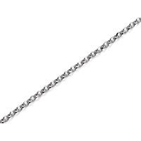 Silver 1mm Wide Belcher Chain - 16in - F8736