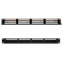nanocable 10213124 panel de parcheo 24 puertos rj-45 cat 6 utp