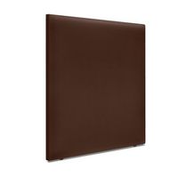 cabecero de polipiel liso hasta el suelo 90x120cm camas 8090 - chocolate