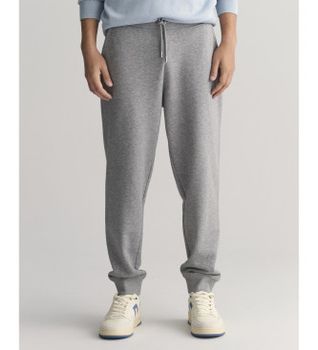 Gant para hombre. 2009026 Pantalón de deporte Shield gris (M), Casual, Deportivo, Algodón