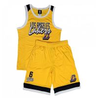 equipacion baloncesto lebron james lakers  nba crew neck  outerstuff