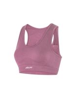 sujetador deportivo de fitness joluvi ana mujer ciruela