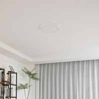 lampara de techo de plastico blanco