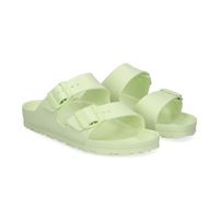 birkenstock sandalias planas mujer - verde talla 37n