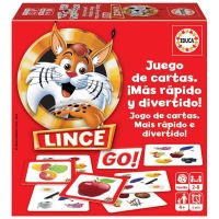 juego de cartas educa lince go 70 cartas 2-6 jugadores multicolor
