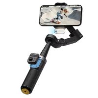 aochuan x3 estabilizador de tres ejes con seguimiento por ia anti- vibracion eje telescopico integrado con luz y modul