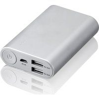 goji g10pbsl17 portable power bank - silver silver