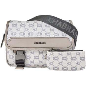 Chabrand Bolso Mini-Bolso tipo satchel con solapa Icone Lona Gris para hombre