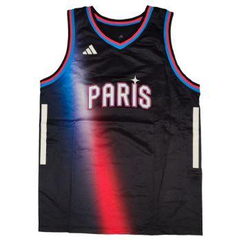 Camiseta Paris Basketball Adidas negra 2026-27