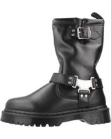 de dr martens botas dr martens anistone hi negras de cuero con hebillas black