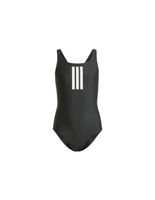 banador de natacion adidas 3 bandas mid suit gy nina negroblanco