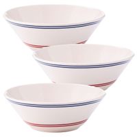 boles para servir en gres multicolor 21x8x21cm