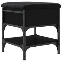 zapatero madera de ingenieria negro 42x42x45 cm vidaxl