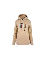 sudadera de esqui y snow joluvi cotton ski mujer crudo rojo