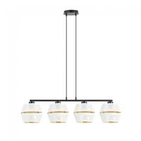 lampara colgante venice blanco 4 luces