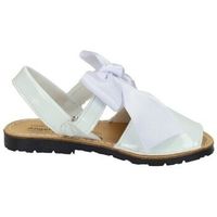 angelitos sandalias menorquinas con lazo para nina