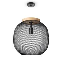 lampara colgante tulp negro