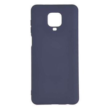 Funda para móvil La Casa de las Carcasas Silicona Microfibra Negra antideslizante para Xiaomi Redmi Note 9s