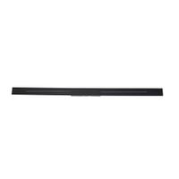 marsden - aplique de pared de metal color negro 100 cm