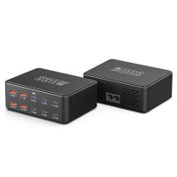gan tech bakeey hw-66 330w cargador usb pd de 10 puertos 6usb-c4usb-a qc30 pd30 pps scp afc estacion de carga rapid